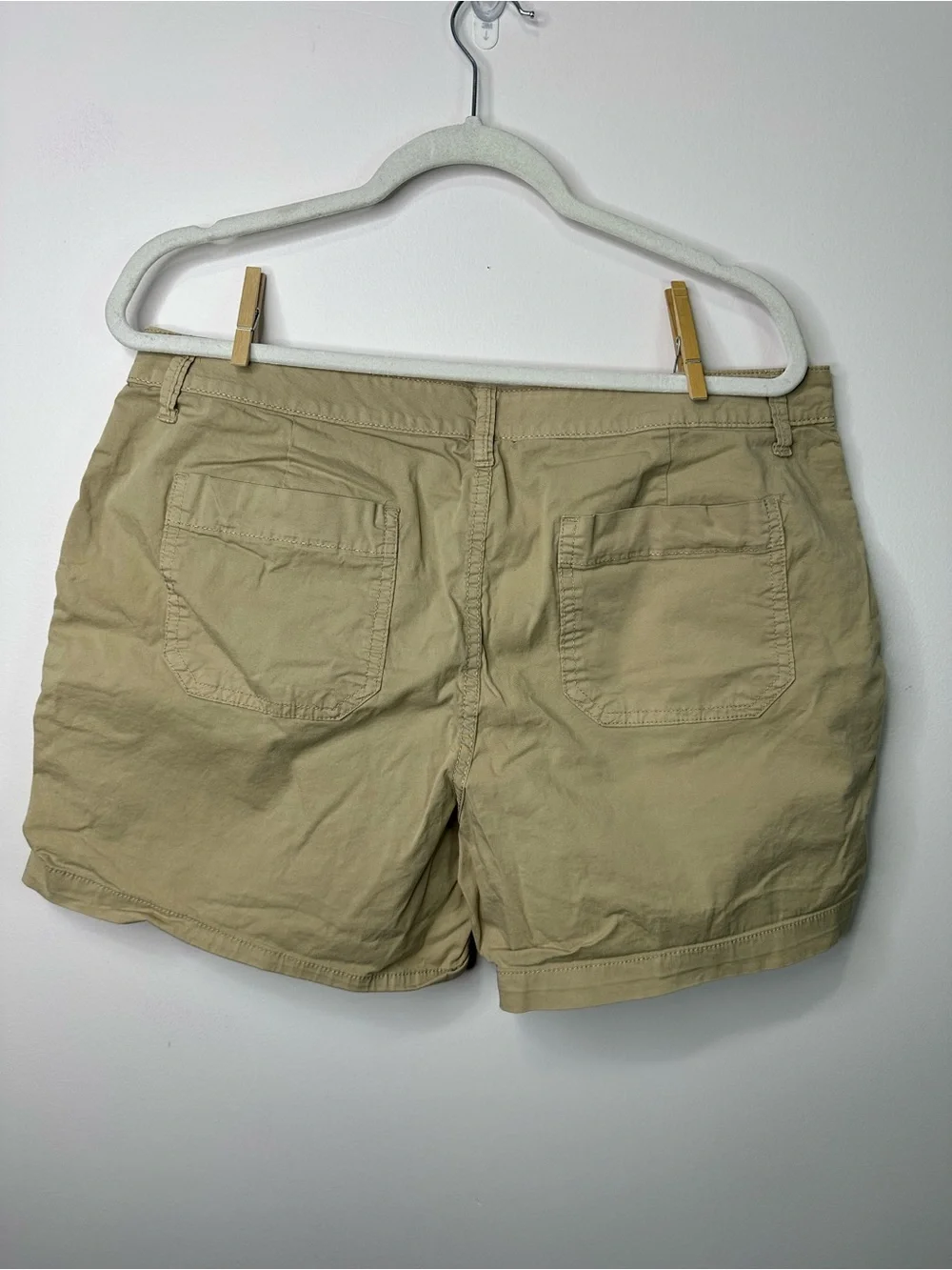 St. John's Bay Olive Green Women's Casual‎ Bermuda Shorts size 16